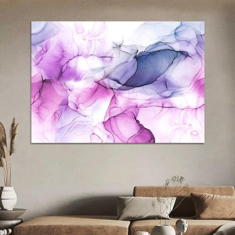 Marktna One abstract art canvas print with a hollow frame, measuring (90×60) - Image 2