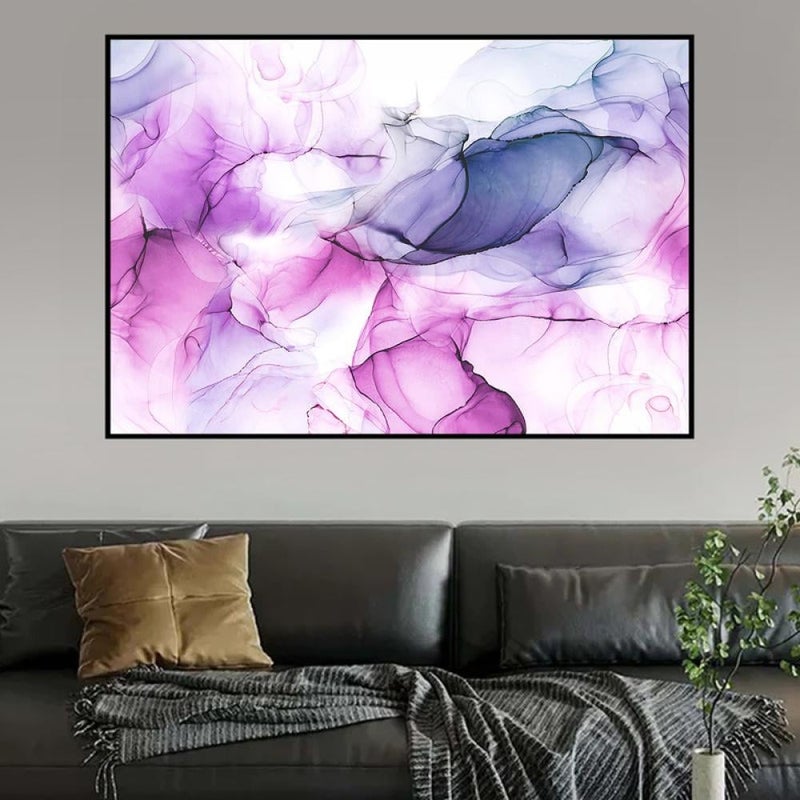 Marktna One abstract art canvas print with a hollow frame, measuring (90×60) - Image 3