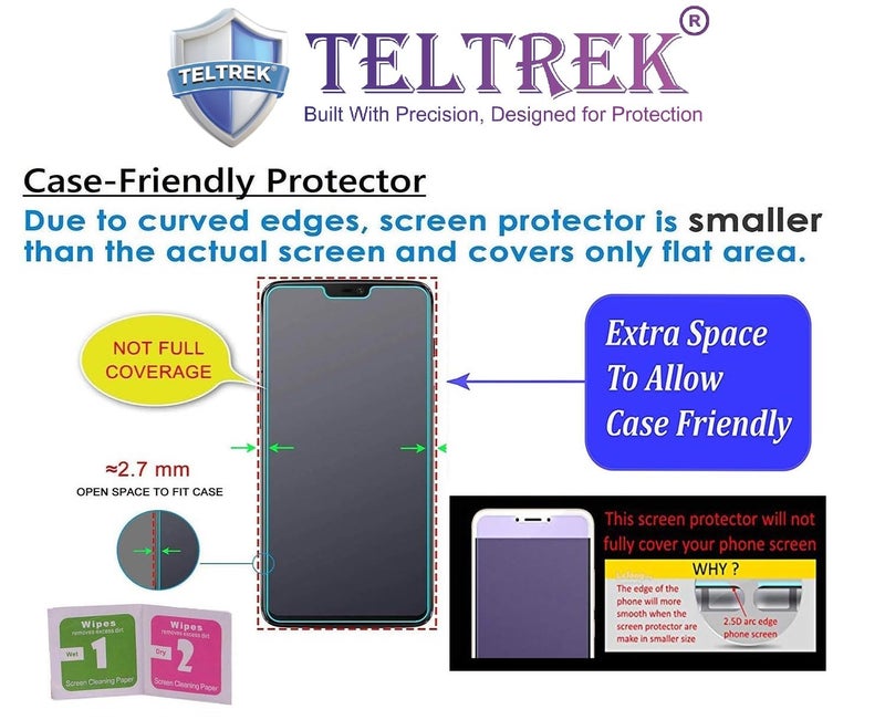 TELTREK Screen Guard Compatible With Redmi 15 5G Shatterproof, Flexible Fiber Screen Protector, 9H Hardness Impossible Screen Guard Not a Tempered Glass - Image 4