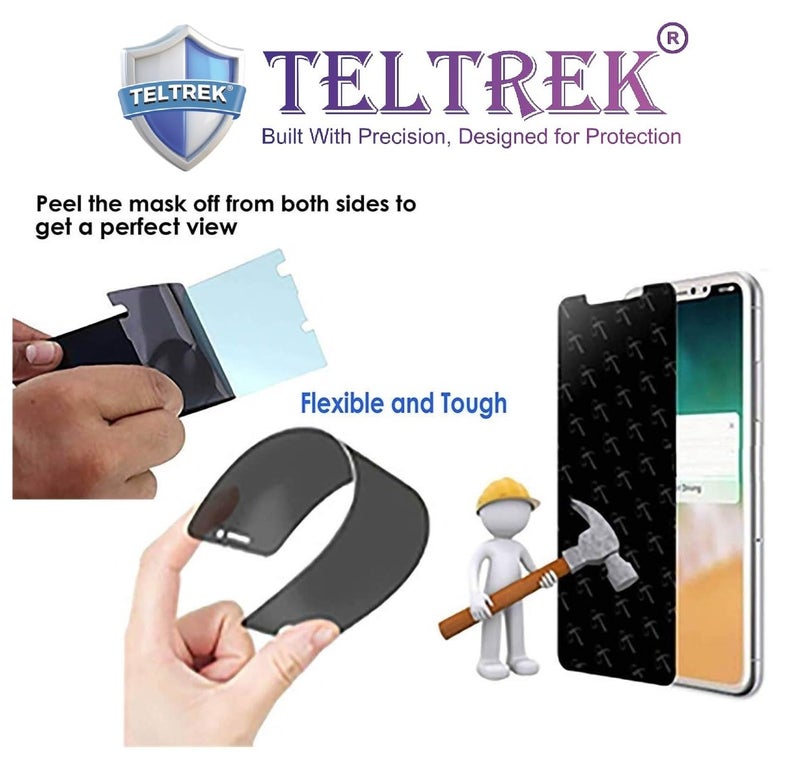 TELTREK Screen Guard Compatible With Redmi 15 5G Shatterproof, Flexible Fiber Screen Protector, 9H Hardness Impossible Screen Guard Not a Tempered Glass - Image 2
