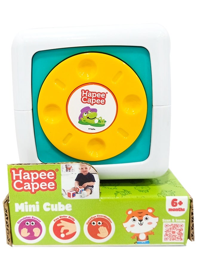 Hapee Capee Mini Cube, Educational Baby Toy, Improve Baby Skills, Gift Toys for 6+ Months Babies, Kids Play Cube for Baby Preschool Education  - Image 1