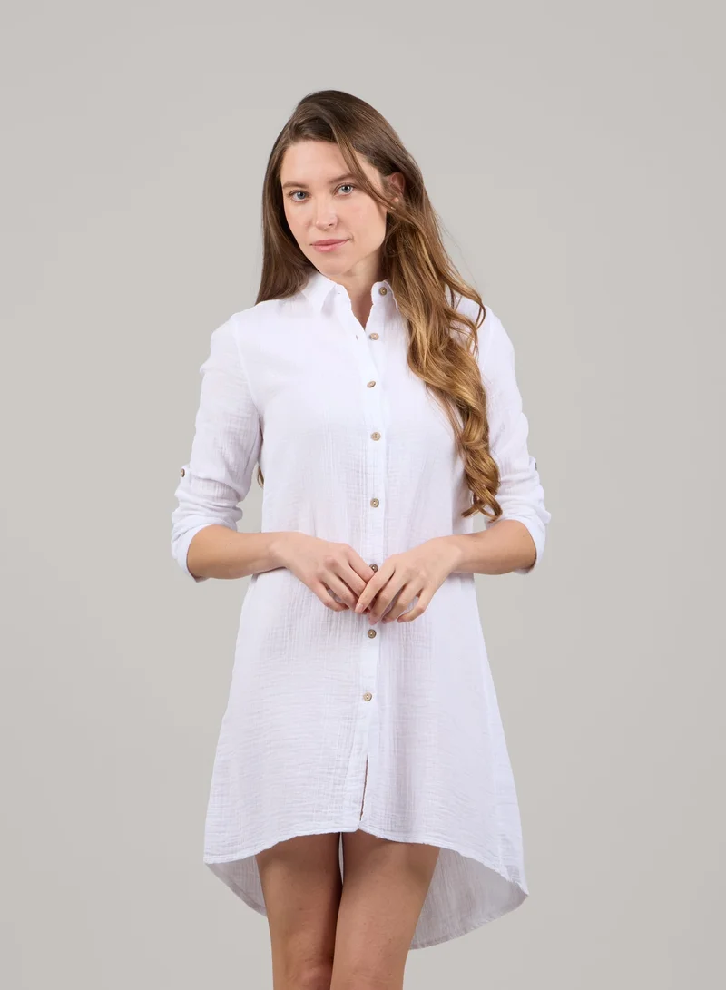 Just Nature Soft Cotton Shirt Tunic
