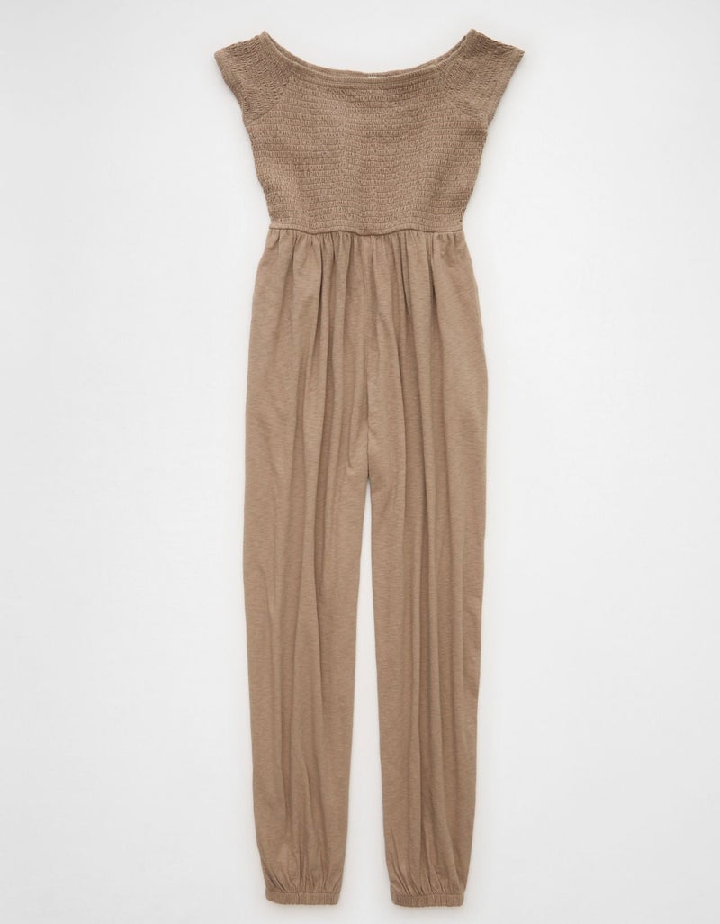 American Eagle AE Sunchaser Off-the-Shoulder Jumpsuit - Image 4