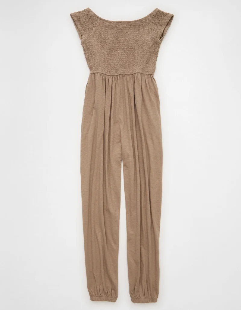 American Eagle  AE Sunchaser Off-the-Shoulder Jumpsuit for Women | Best Price UAE