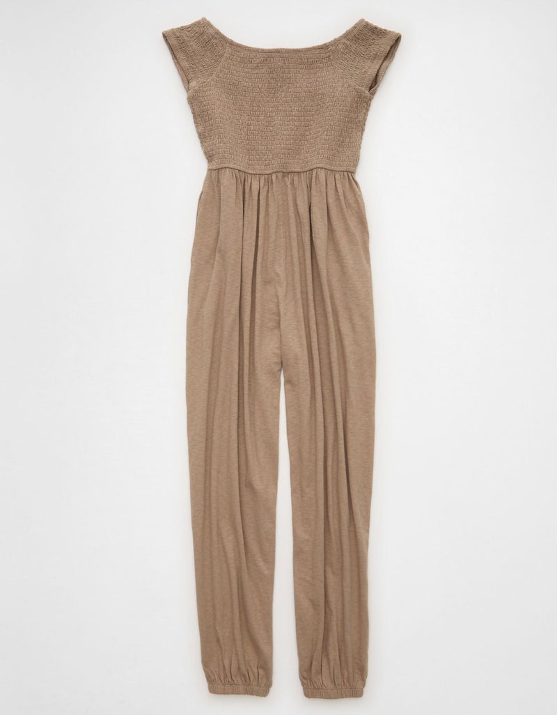 American Eagle AE Sunchaser Off-the-Shoulder Jumpsuit - Image 5