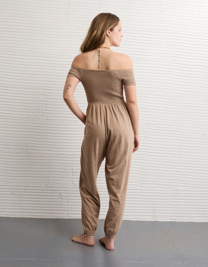 American Eagle AE Sunchaser Off-the-Shoulder Jumpsuit - Image 2
