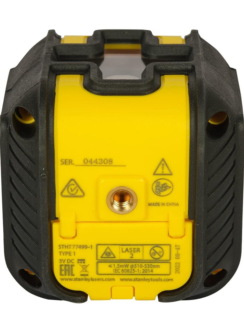 Stanley Stanley Intelli Tools Cubix Cross Line Laser Level, Green Beam, STHT77498-1  - Image 3