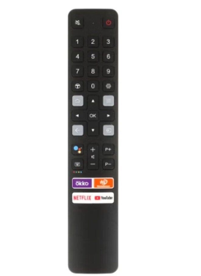 Raxoom New Replacement Infrared Tv Remote Control For Tcl Led Smart Televisions