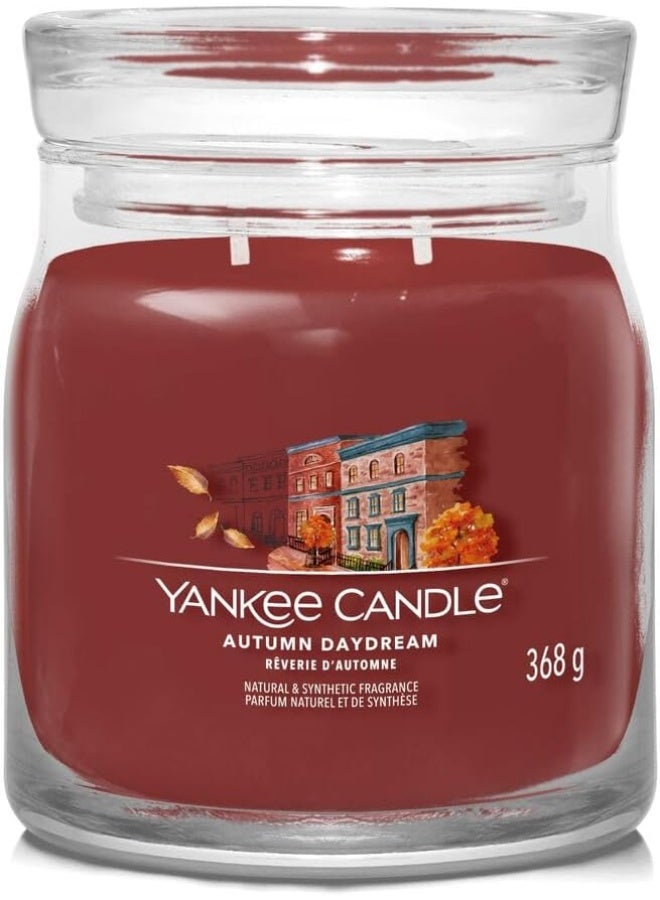 YANKEE CANDLE شمعة يانكي كاندل المتوسطة بتوقيع حلم الخريف - Image 1