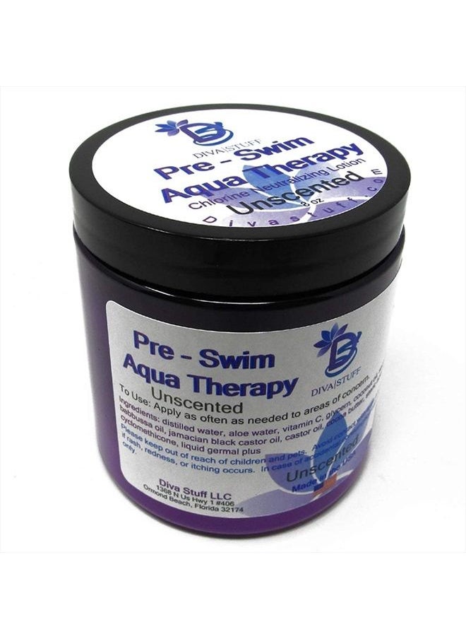 Diva Stuff - Pre-Swim Aqua Therapy Chlorine Neutralizing Body Lotion,Protects Skin From Chlorine and Salt Water, Unscented, 3 pack - Image 1