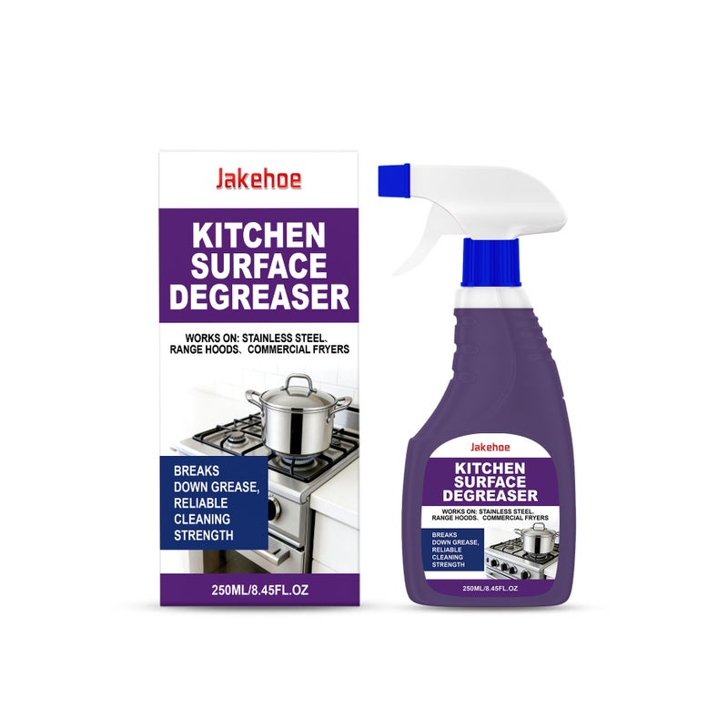 Jakehoe Kitchen Surface Degreaser Oil Stain Cleaner For Home Kitchen Heavy Grease Multi-Surface Cleaning Agent - Image 1