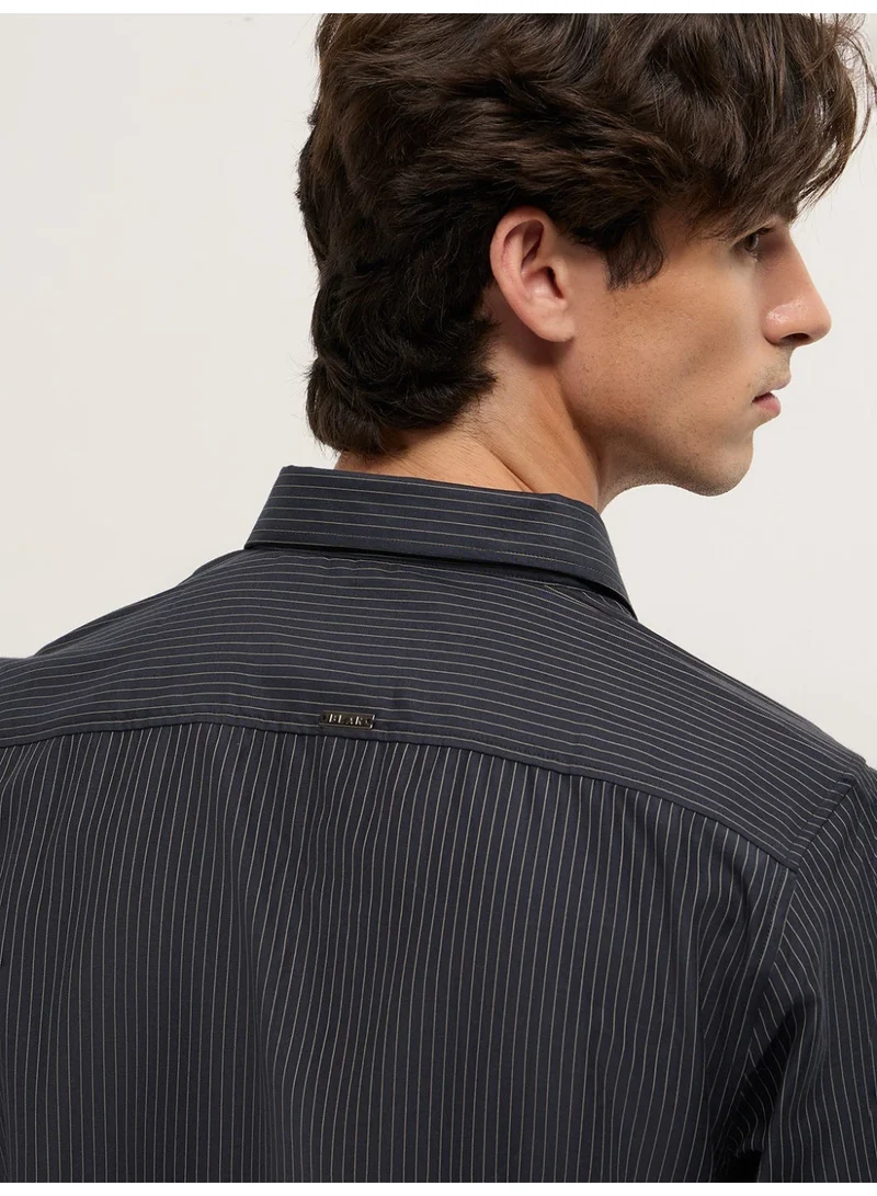 THE BEAR HOUSE  Men’s Long Sleeve Shirt – Classic, Comfortable and Stylish Essential for Work, Travel or Casual Outings for Men | Best Price UAE