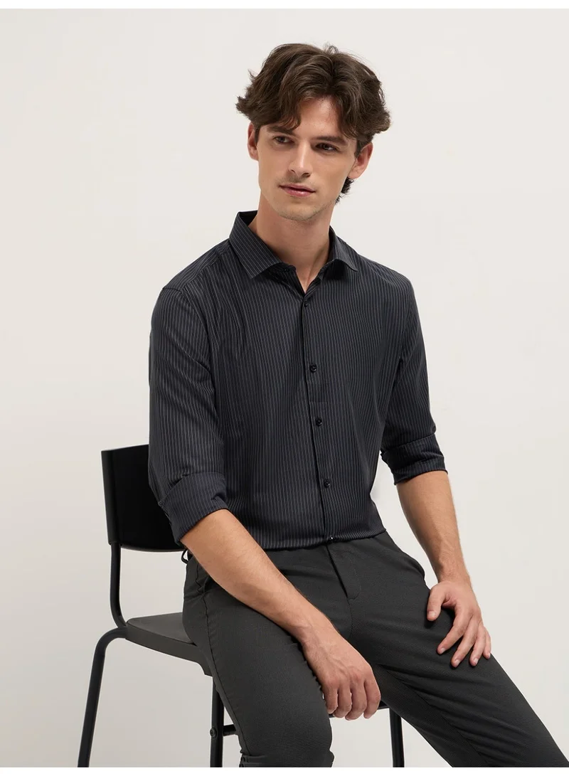 THE BEAR HOUSE Men’s Long Sleeve Shirt – Classic, Comfortable and Stylish Essential for Work, Travel or Casual Outings