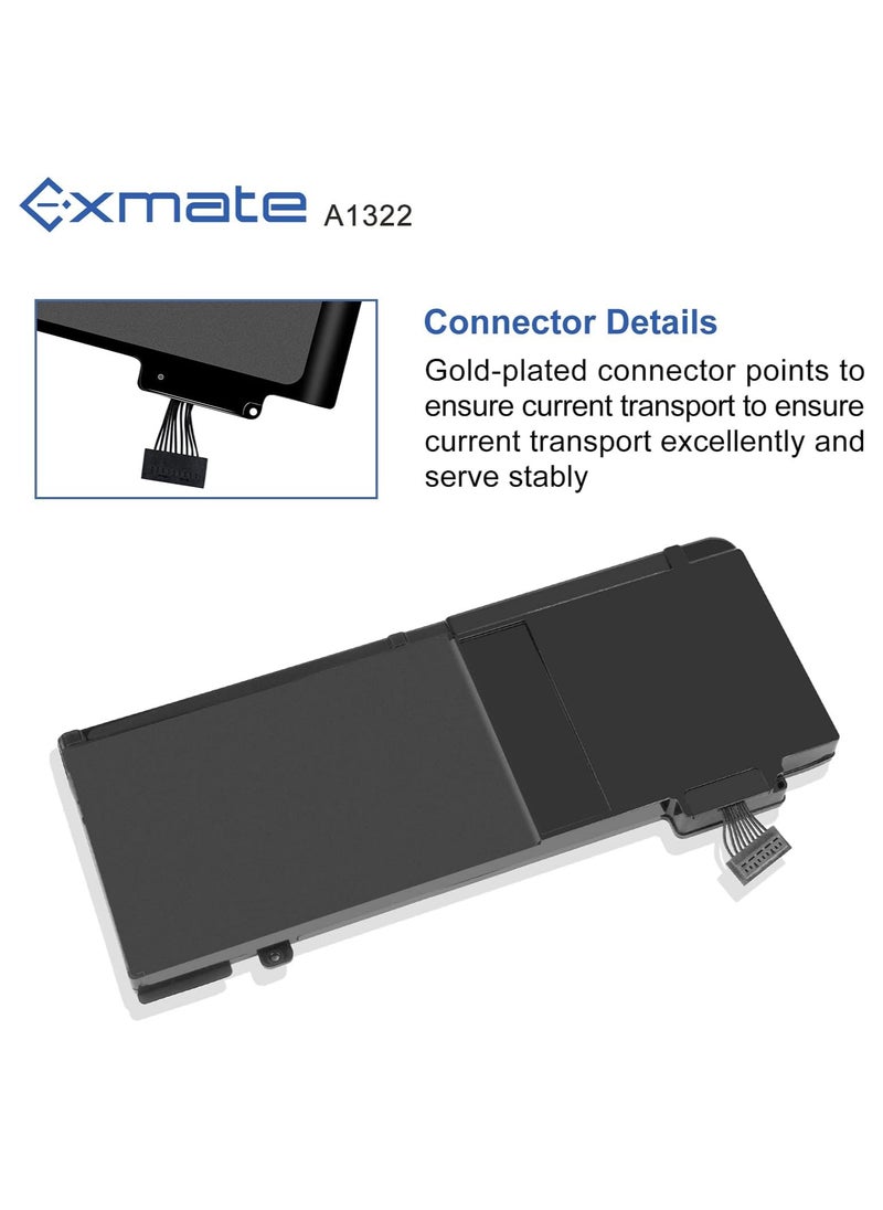 Generic A1322 A1278 Battery for MacBook Pro 13-inch Mid 2012 2010 2009, Early and Late 2011 (MC374LL/A MB990LL/A MB991LL/A etc.) [10.95V 63.5Wh]  - Image 4
