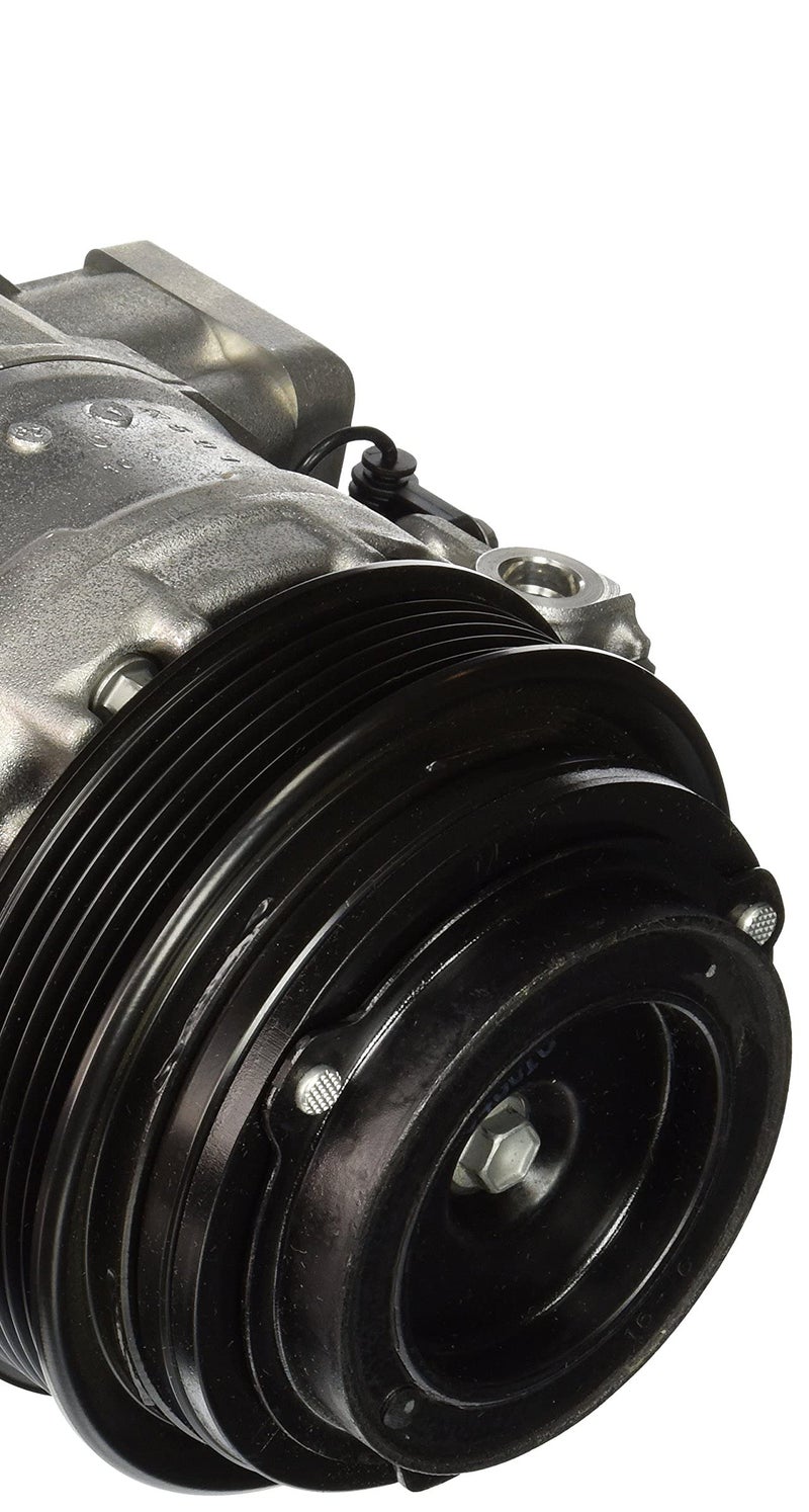 DENSO 471-1293 A/C Compressor, Silver & Black - Image 3