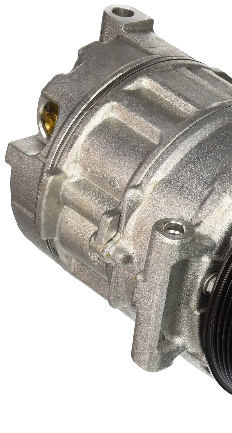DENSO 471-1293 A/C Compressor, Silver & Black - Image 2