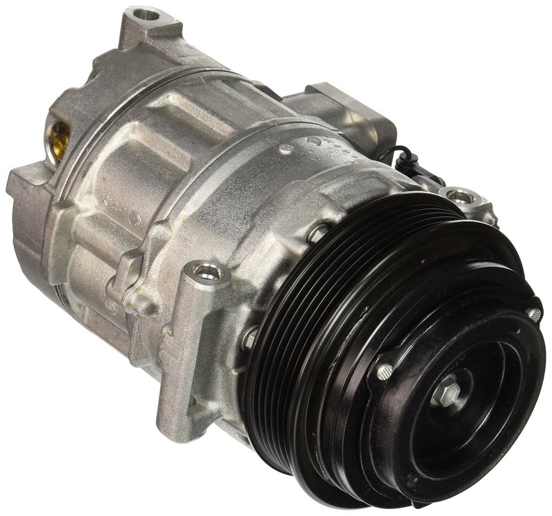 DENSO 471-1293 A/C Compressor, Silver & Black - Image 4