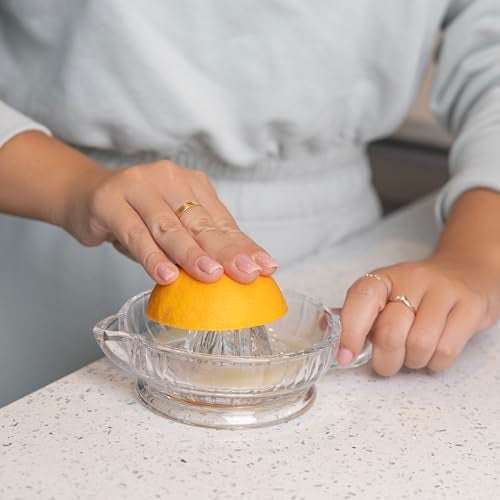 Fox Run عصارة زجاجية يدوية ثقيلة من فوك رن لليمون والليمون الحامض والبرتقال والمزيد - Image 2