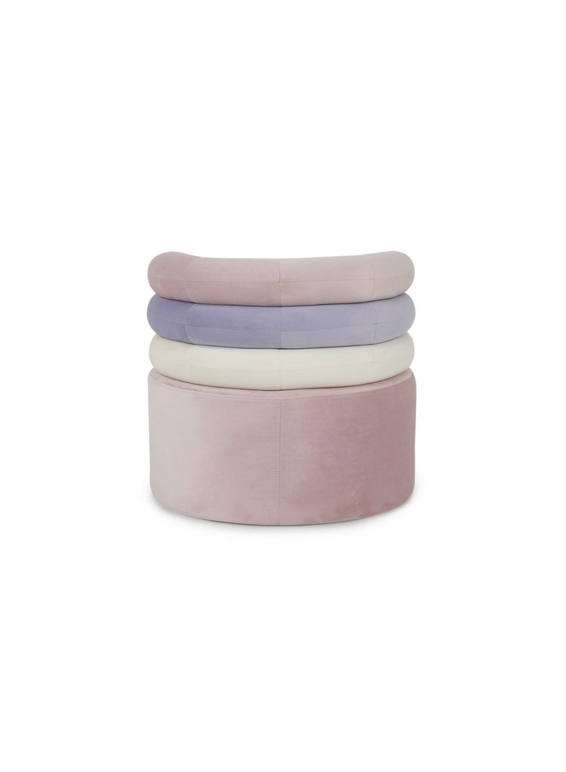 Pan Home RAINBOW RETREAT KIDS SEATING AND STOOL UPHOLSTERED - BLUSH PINK  - Image 5