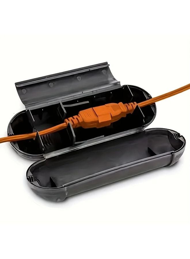 Orange Waterproof Electrical Wire Protection Box Outdoor Enclosure Ventilation Slots - Image 3