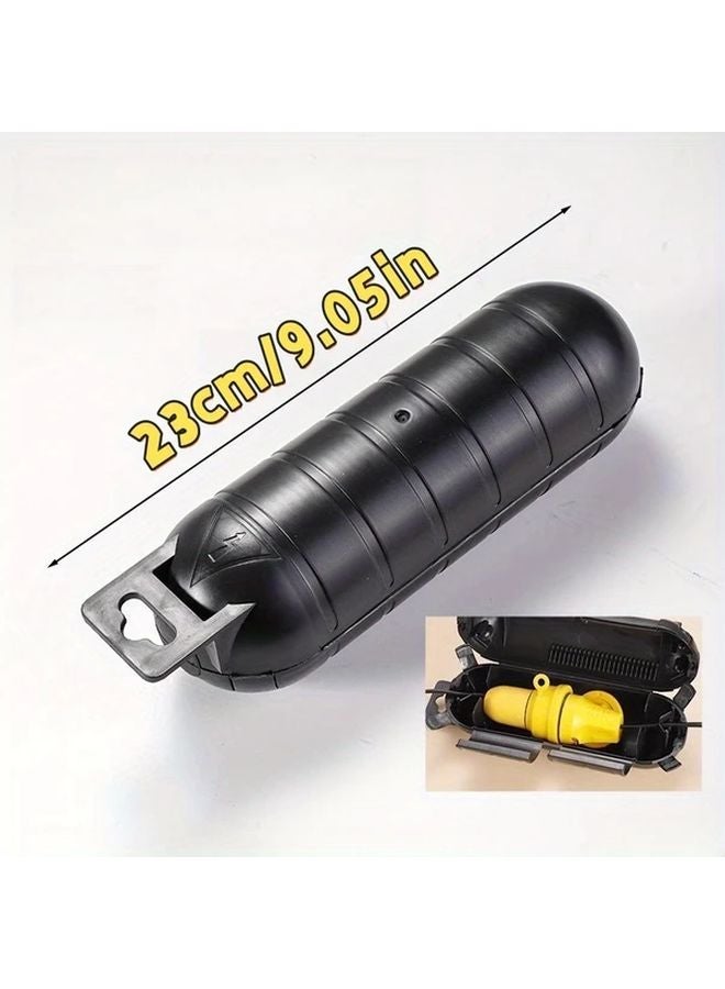 Orange Waterproof Electrical Wire Protection Box Outdoor Enclosure Ventilation Slots - Image 4