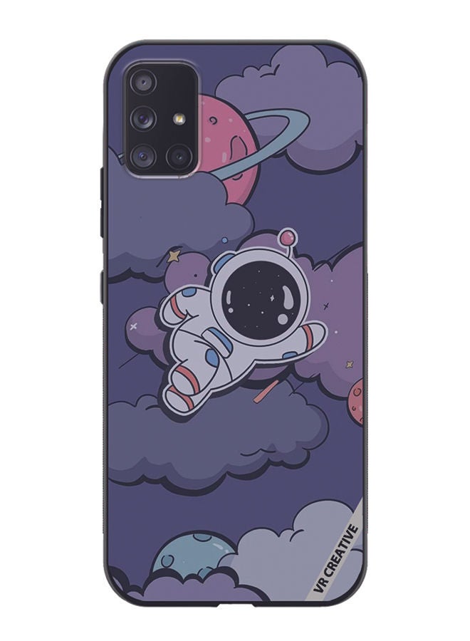 VR CREATIVE Protective Case Cover For Samsung Galaxy A51 5G Astraunaut Design Multicolour - Image 1