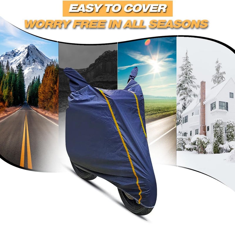 GARREGE: SUPERIORITY OUR PRIORITY GARREGE SUPIERIORITY FIRE Resistant Waterproof Nylon Coated Cover with Piping Design Long Last Nylon Fabric All Weatherproof Cover for Platina 125 - Image 3