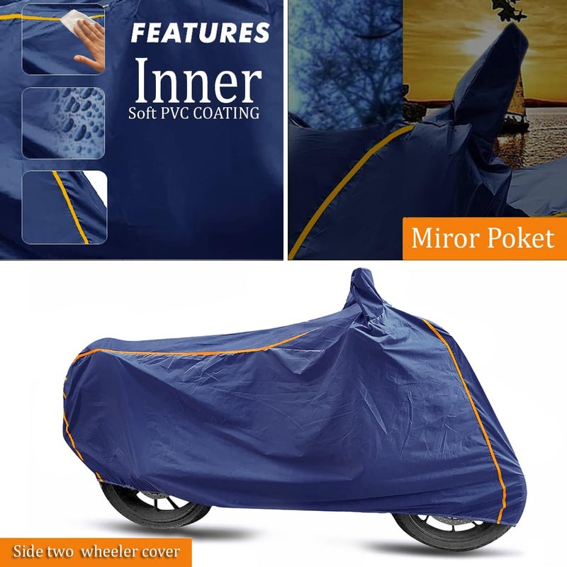 GARREGE: SUPERIORITY OUR PRIORITY GARREGE SUPIERIORITY FIRE Resistant Waterproof Nylon Coated Cover with Piping Design Long Last Nylon Fabric All Weatherproof Cover for Platina 125 - Image 4