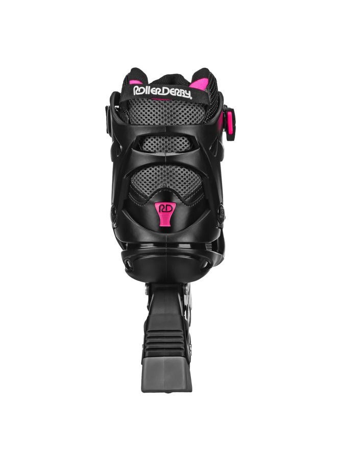 Roller Derby AERIO Q-60 Women's Inline Skates, Black/Pink, Size 7 - Image 2