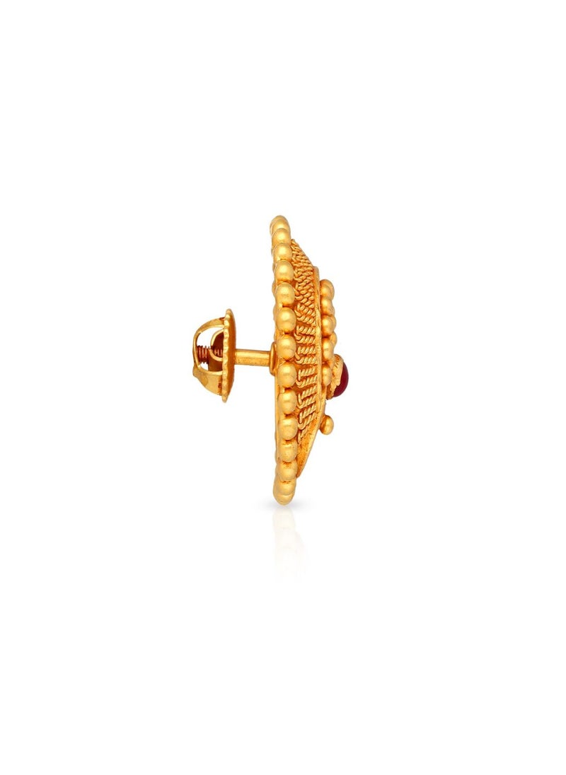 Malabar Gold and Diamonds - 22 Carat 916 Purity Yellow Gold Earring EG3271273Y For Women - Image 1