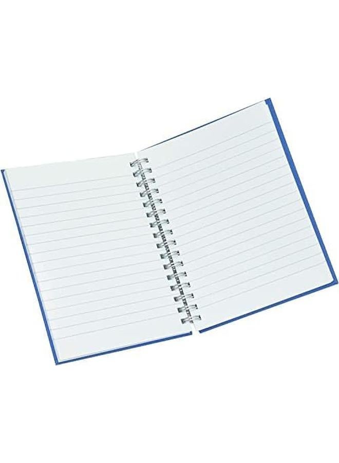 FIS Fsmna62Qsb 8Mm Single Ruled 96 Sheets Spiral Manuscript Books 5 Pack 2 Quire Size Blue - Image 2
