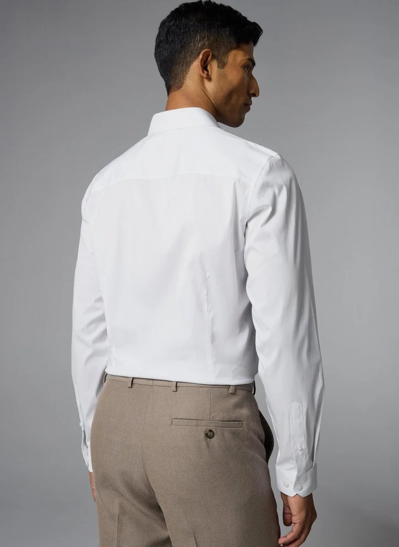 Matalan White Taylor & Wright White Performance Slim Fit Shirt for Men | Best Price UAE
