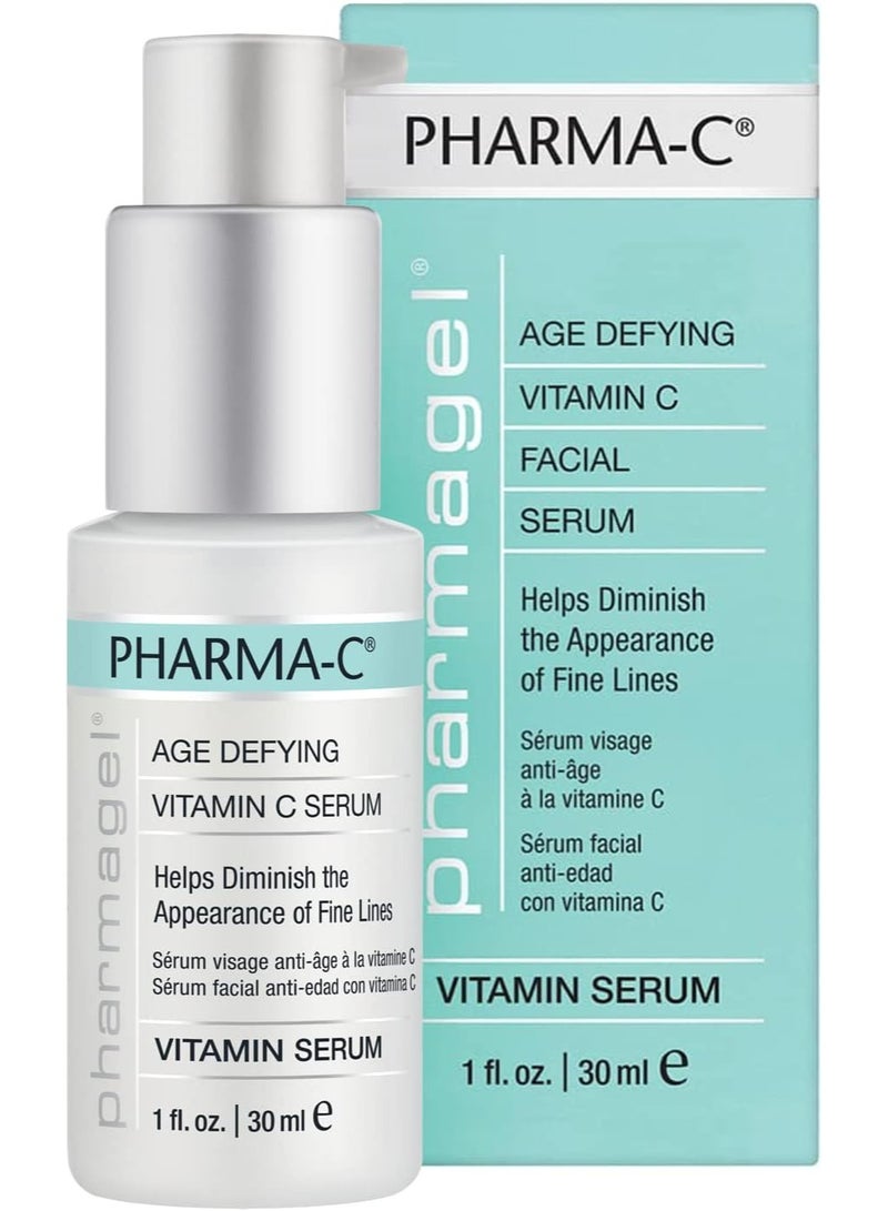 Pharmagel Pharma-C Vitamin Serum | Age Defying Facial Serum | Anti-Wrinkle Face Serum | Age Spot Remover for Face 30ML - Image 1