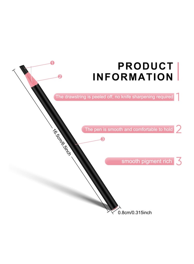 24 Pcs Versatile Peel Off Marking Pencils Suitable for Wood Fabric Metal and More Black and White Crayon Set - Image 2