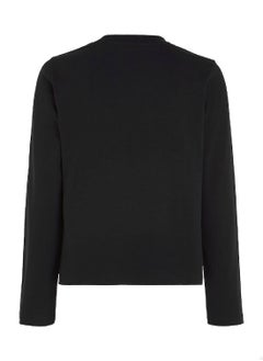 TOMMY HILFIGER Women's Long Sleeve Logo T-Shirt, Navy  - Image 4