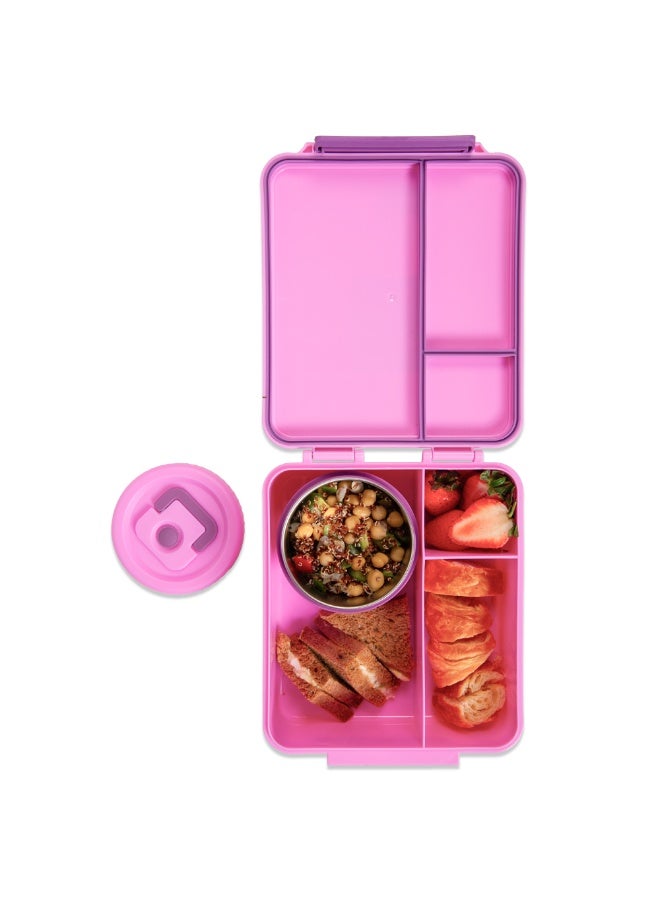 HYDROBREW Bento Lunch Box w/ Steel Food Jar - Dream Pink - Image 3