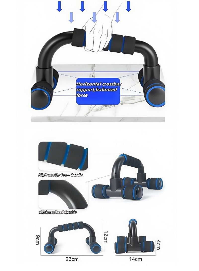 Push-up stand I-shaped, H push-up men's fitness equipment, home indoor chest expansion equipment abdominal fitness equipment - Image 3