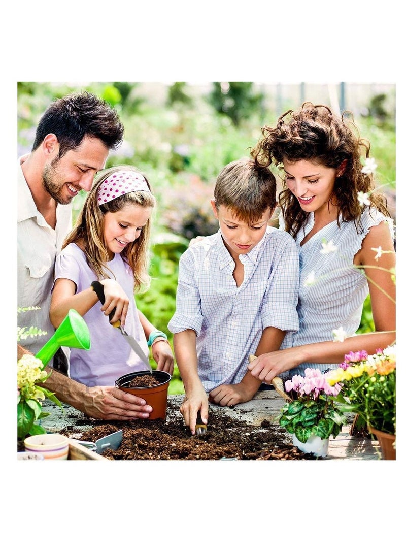 5 Piece Garden Tools Set-Gardening Tools Pruning Shears Garden Gloves Succulent Tools Set Heavy Duty Gardening Tools Aluminum with Soft Rubberized Non-Slip Handle Tools - Image 3