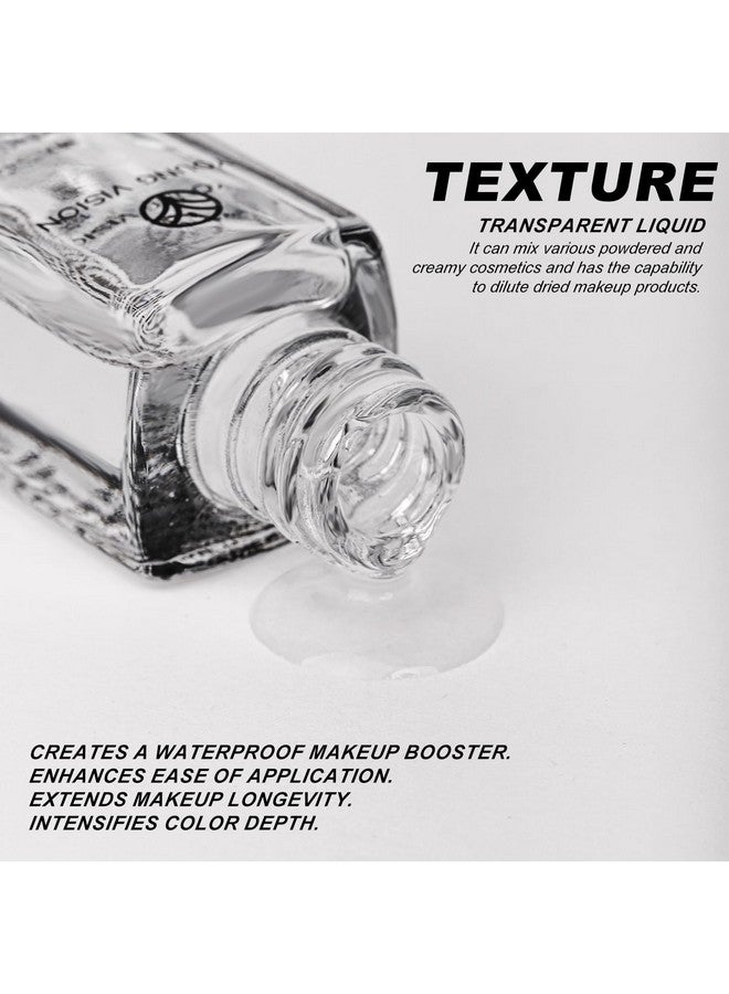 YOUNG VISION Makeup Mixing Liquid - Eyeshadow/Foundation Mixing Medium, Eyeliner Sealer, Pigment Enhancer, Glitter Adhesive, Waterproof Custom Makeup Converter, 9ml/0.3 fl oz - Image 3