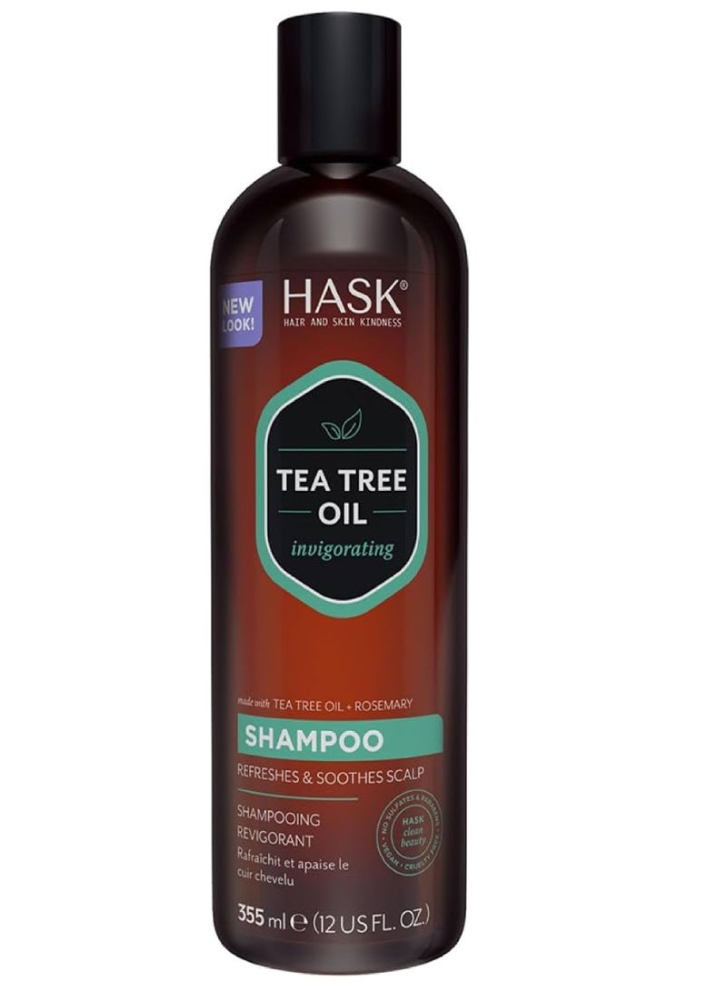 HASK TEA TREE OIL INVIGORATING SHAMPOO 355ML