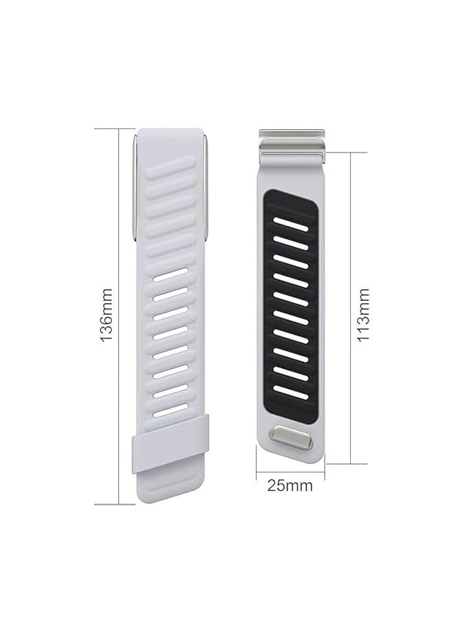Soofam Sport Comfort Durable Silicone Wristband Compatible with WHOOP 4.0 Band, Durable, Comfortable, Breathable and Adjustable Strap for Men & Women, with U Shaped - Image 2