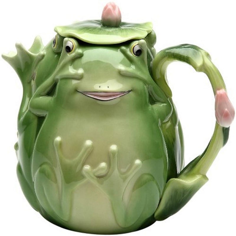 Appletree 514Inch Fairy Frog Porcelain Teapot