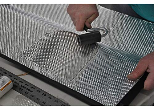 Design Engineering 050520 Floor & Tunnel Shield II 42" x 48" Non-Adhesive Heat and Sound Insulation (14 sq ft) - Image 4