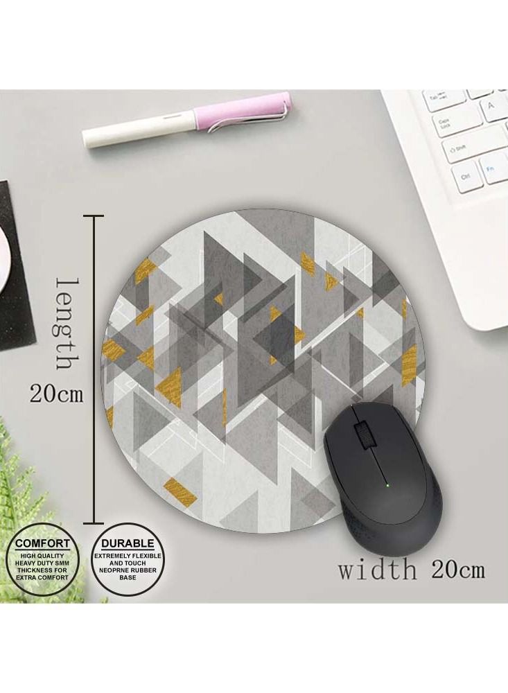 Protective Printed Mouse Pad Round - Image 1