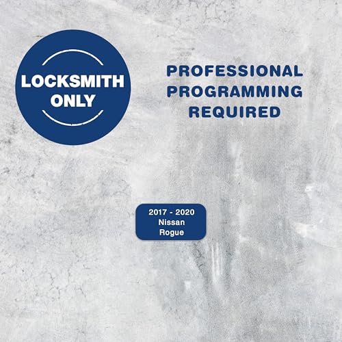 KeylessOption Key Fob Replacement for Nissan Rogue, 2017-2020, 5-Button, White/Black, Plastic - Image 5