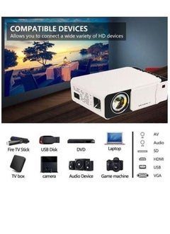 borrego Borrego T5 Portable WIFI LED Mini Projector 2200 Lumens 30K Hours Multicolor  - Image 2