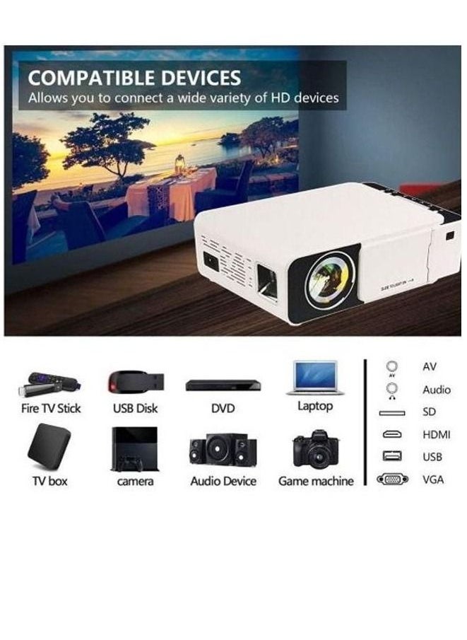 borrego Borrego T5 Portable WIFI LED Mini Projector 2200 Lumens 30K Hours Multicolor  - Image 2
