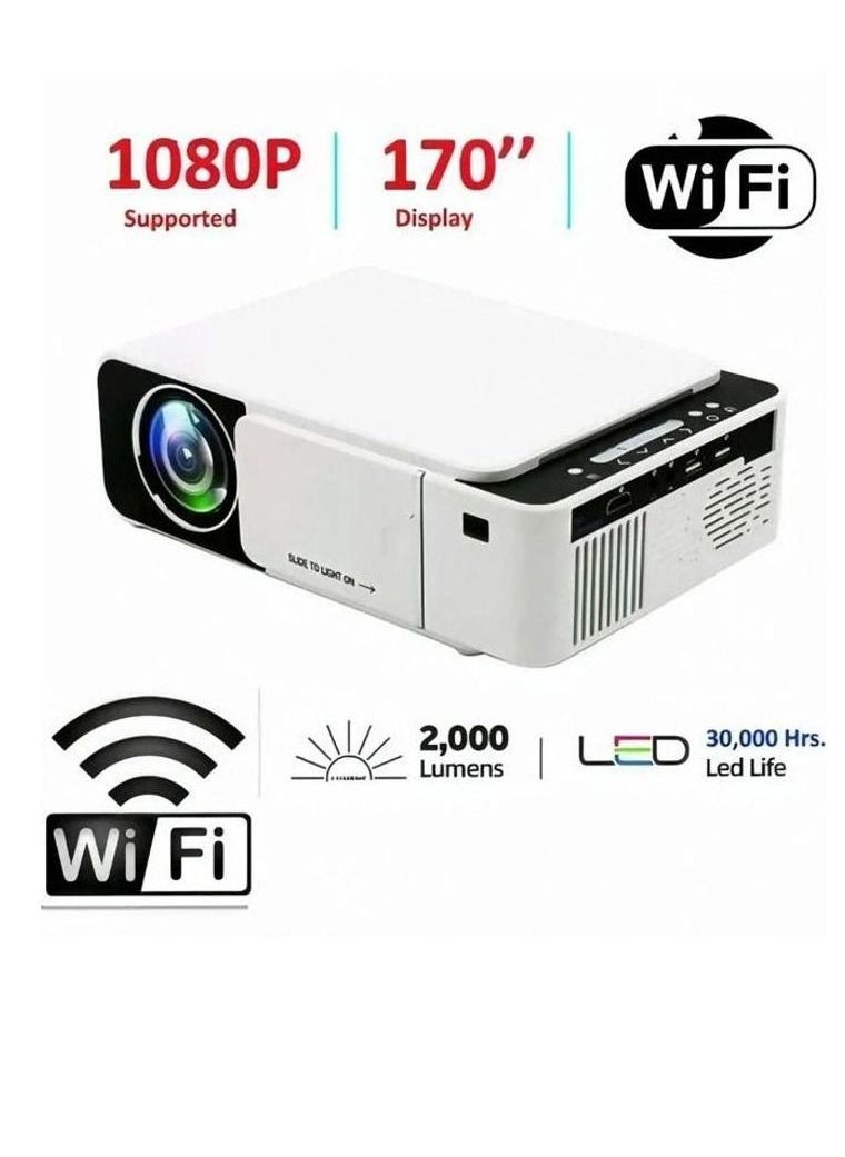borrego Borrego T5 Portable WIFI LED Mini Projector 2200 Lumens 30K Hours Multicolor  - Image 3