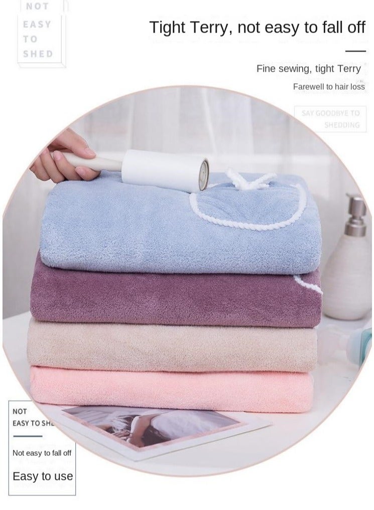 الأزرق جي دبليو منشفة شاطئ من الألياف الدقيقة بطانية ماصة لمنشفة حمام فائقة سريعة الجفاف مناسبة للسفر والتخييم وحمام السباحة - Image 4