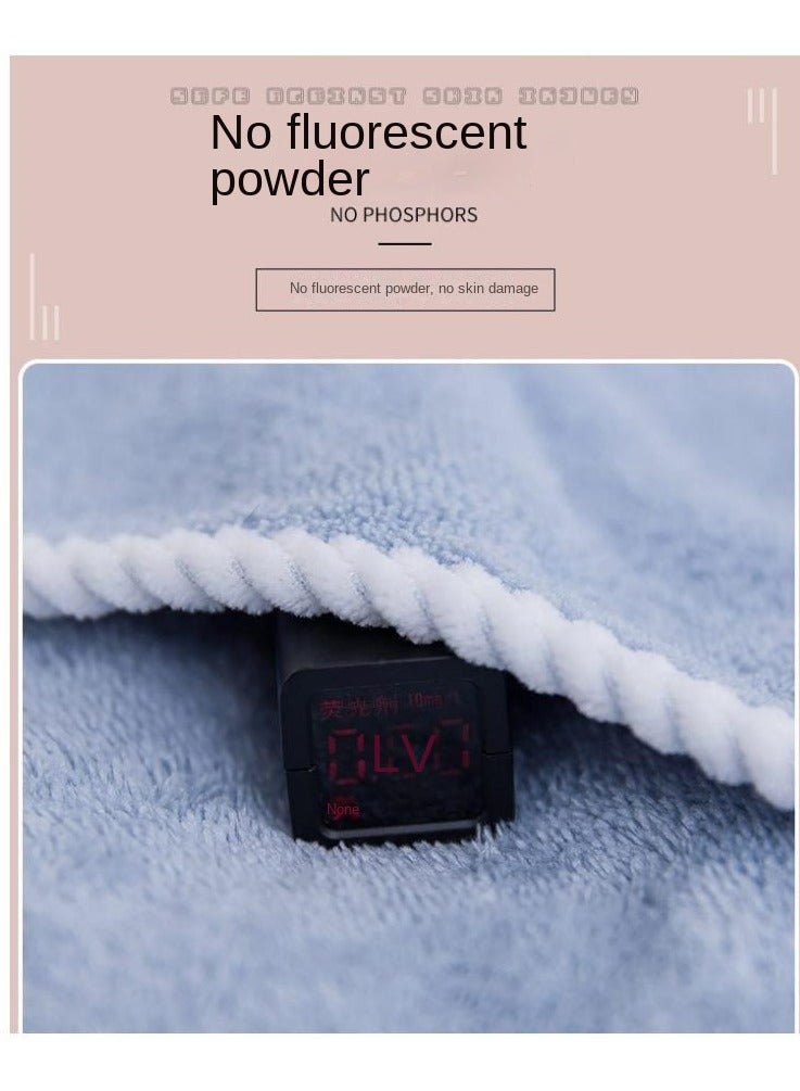 الأزرق جي دبليو منشفة شاطئ من الألياف الدقيقة بطانية ماصة لمنشفة حمام فائقة سريعة الجفاف مناسبة للسفر والتخييم وحمام السباحة - Image 5